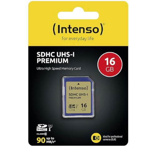 Intenso SD UHS-I PREMIUM 16 GB